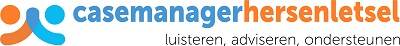 Logo casemanager hersenletsel: luisteren, adviseren, ondersteunen